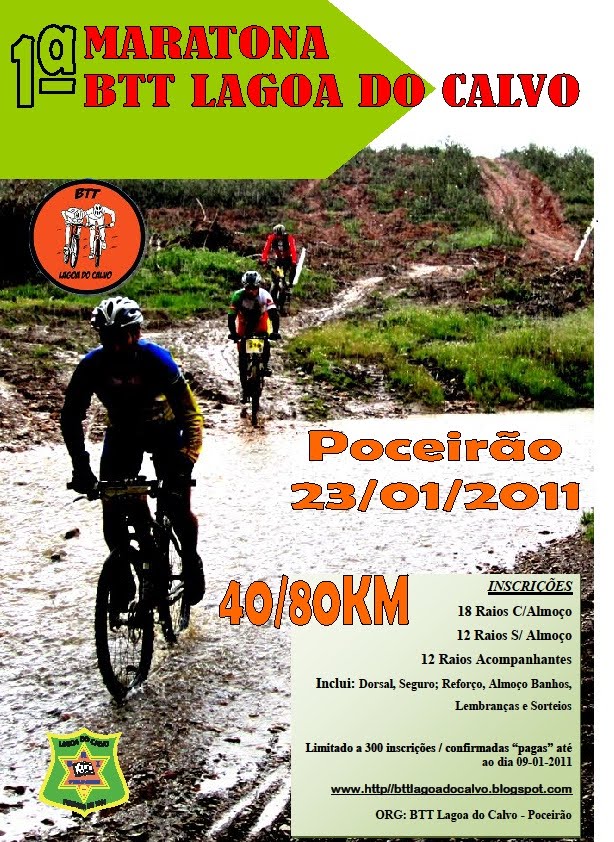 1º Maratona Lagoa do Calvo -Poceirão