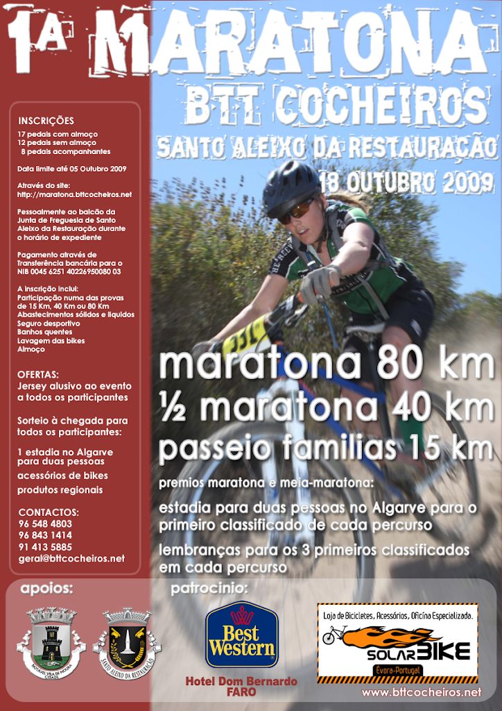 1ª maratona BTT Cocheiros (Santo Aleixo da Restauração)