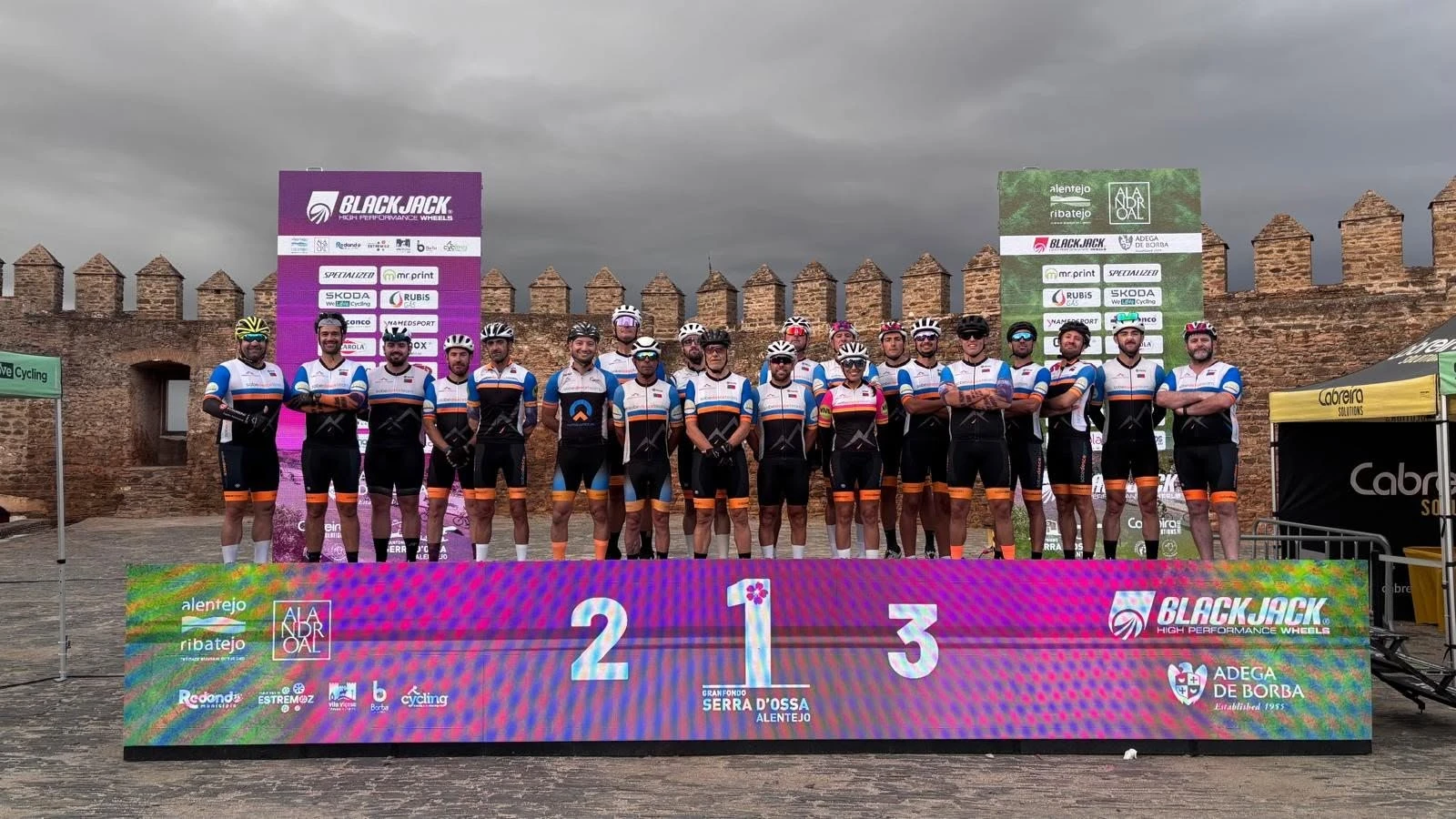 A nossa armada completa no Granfondo Serra d'Ossa
