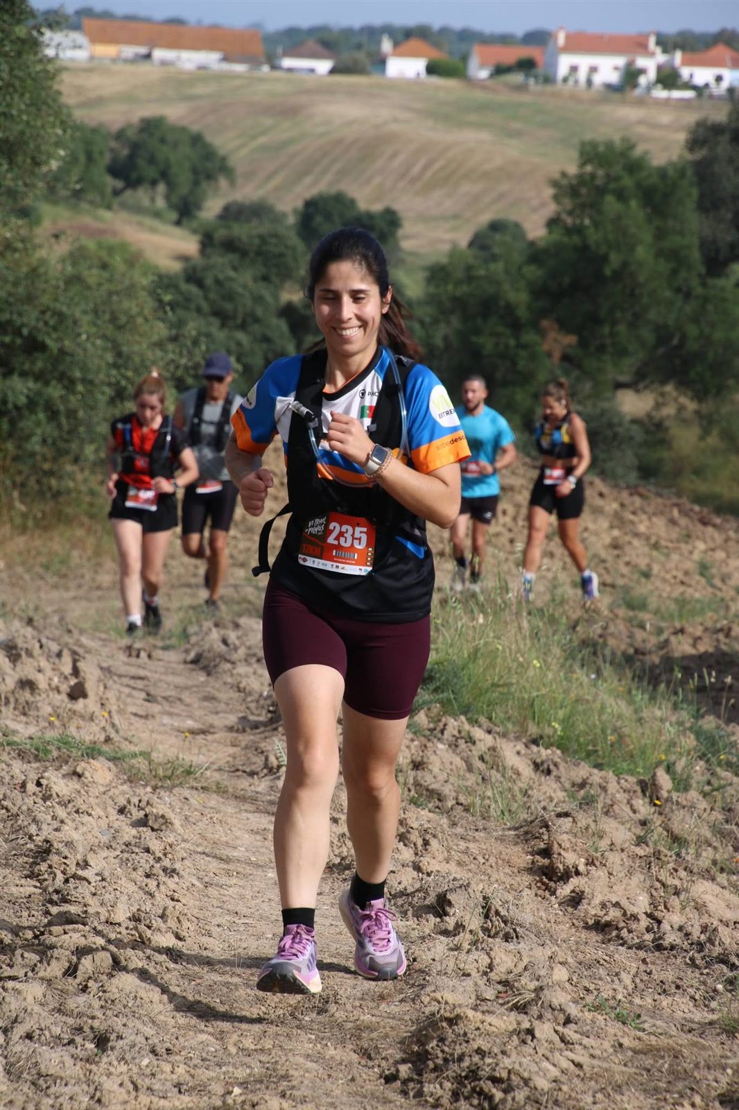 Vanessa Pucarinho no pódio do VI Trail da Filhós